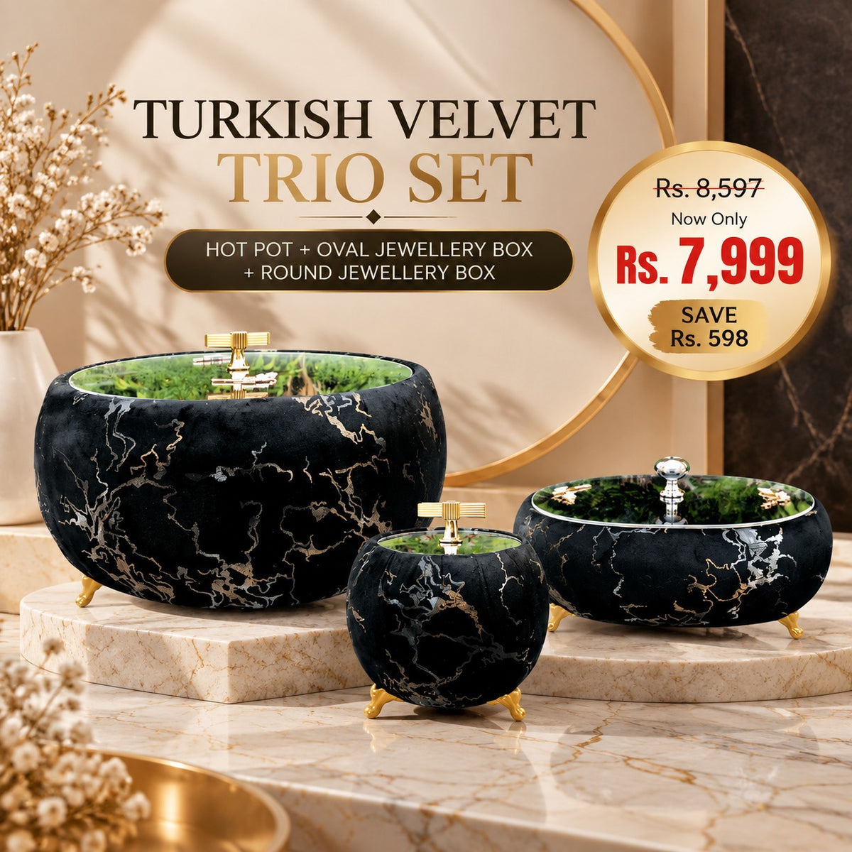 Turkish Velvet Luxury Gift Set