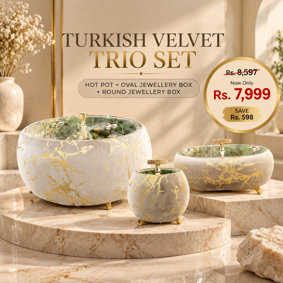 Turkish Velvet Luxury Gift Set